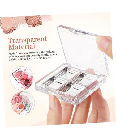 Gogogmee 6 Pcs Eye Shadow Empty Boxes Clear Eyeshadow Pans Eyeshadow Palette Transparent - Buy Online on SooperMarket.com