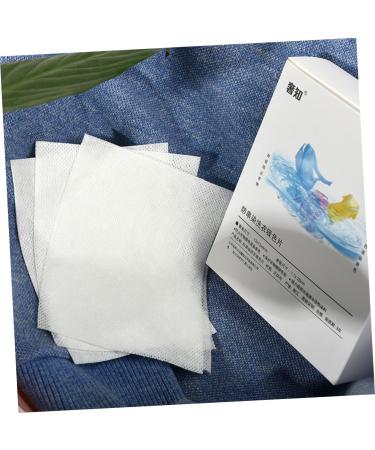 BCOATH 2 Boxes Absorbing Film Washing Machine Lint Catcher Washing Supplies Grabber Stain Remover Laundry Dyeing Cloth Laundry Color Keeper Clothes White Non-woven Fabric Blotting Paper - Buy Online on SooperMarket.com