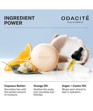 Odacite Argan & Coconut Shampoo Bar - Hydrating & Moisturizing 3.7Oz - Buy Online on SooperMarket.com