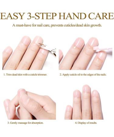Veroa 4Pcs Cuticle Oil Pen for Cuticle Care Mixed Flavors Natural Ingredients Nail Oil Pen With Soft Brush Prevent Dry Cracking and Hangnails Cuticle Oil for Nails Vegan 2ml/4pcs - Buy Online on SooperMarket.com