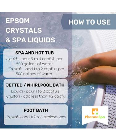 PharmaSpa Original All-Natural Extracts Bath Crystals - 385g/13oz | Epsom Salt for Aromatherapy & Relaxation | Gluten, Parabens, and Cruelty Free - Buy Online on SooperMarket.com