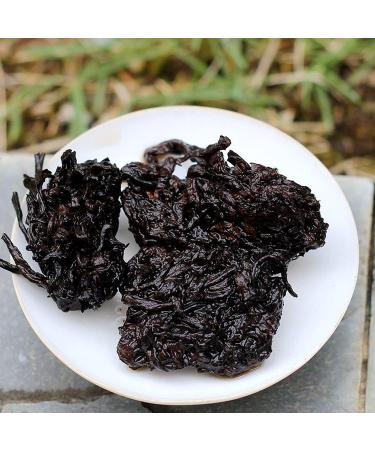Oriarm Yunnan Ripe Pu Erh Tea Lao Cha Tou - Ripened Aged Puerh Old Tea Nuggets - Chinese Shu Puer Tea 100g Ziplock Resealable Bag Puerh Old Tea Nuggets 100g - Buy Online on SooperMarket.com