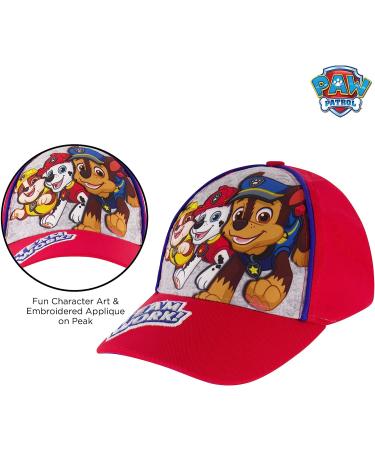 Nickelodeon Toddler Hat for Boys | Paw Patrol Kids Baseball Cap - Red | Ages 2-7 - Buy Online on SooperMarket.com