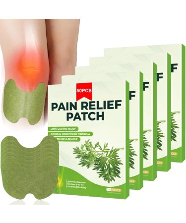 50pcs wormwood pain relief patch moxibusion pain relief paving heat patch patch wormwood pain plaster pain patch knee back neck sore muscles
