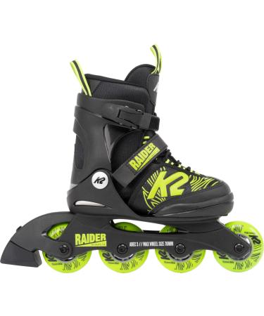 K2 Raider Inline Skates Kids 11-2 Black_Lime