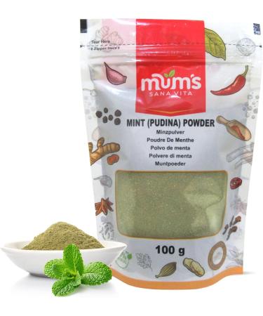 Mum's Premium Peppermint Herb Powder Seasoning 100g | Mint - Pudina Powder - Buy Online on SooperMarket.com