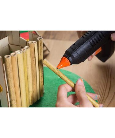100 Pack Natural Bamboo Sticks for Crafts - 5.2 Long, 0.26-0.37 Thick - DIY Bee Houses, Jewelry Projects - Craft Supplies - Buy Online on SooperMarket.com