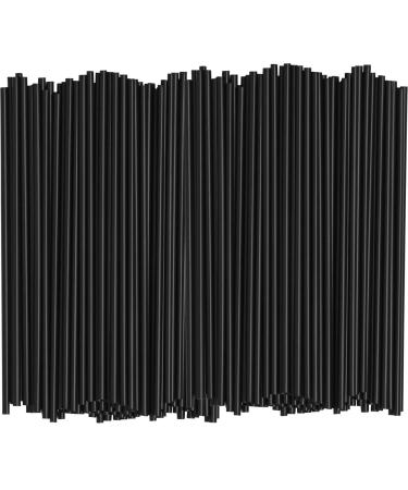 2000 Count 5 Inch Coffee & Cocktail Stirrers/Straws Disposable Plastic Sip Stir Sticks - Black 2,000