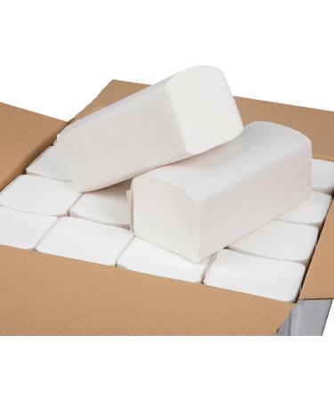 Premium 3 200 Sheets Extra Soft Paper Towels - 2-Layer ZZ Fold Cellulose High White - Ideal for Dispensers in Offices Toilets & Studios - Buy Online on SooperMarket.com