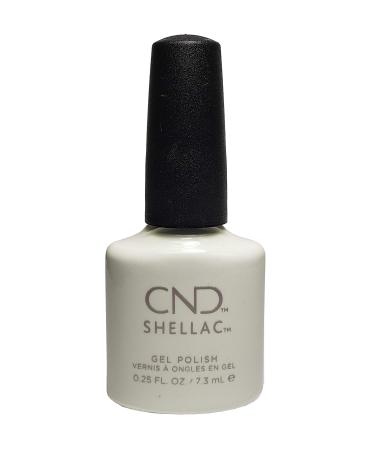 Cnd Cosmetics Shellac Studio White Gel Uv Nail Polish 0.25 Oz Manicure Soak Off 1/4
