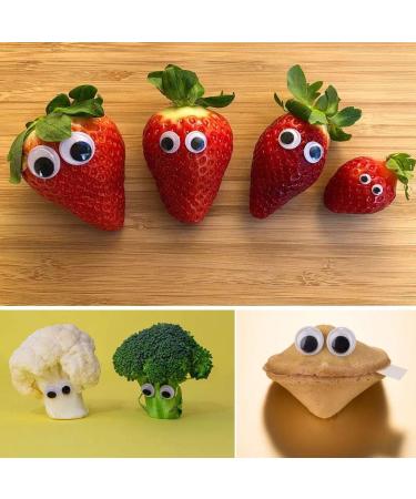 500pcs Black Self-Adhesive Wiggle Googly Eyes in Mixed Sizes 6mm-15mm - Buy Online on SooperMarket.com