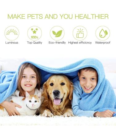 DEWEL 63.5cm Adjustable Waterproof Dog Collar - Effective Tick & Flea Prevention for Dogs & Cats - Buy Online on SooperMarket.com