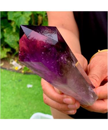 Natural Class Brazilian Amethyst Bone Cluster Scepter Quartz Crystal Scepter Point 1pc (Size : 400-500g) - Buy Online on SooperMarket.com