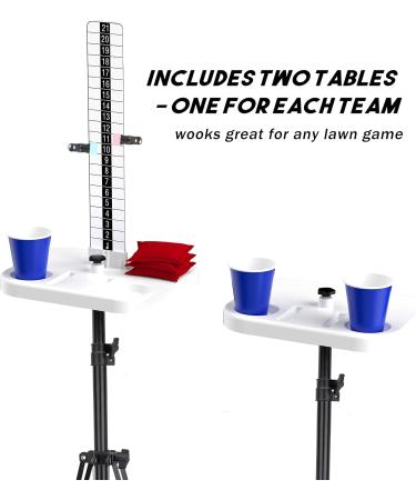Teamaze Cornhole Scoreboard - Set of 2 with Drink Holder | Outdoor Corn Hole Game Accessories - Buy Online on SooperMarket.com