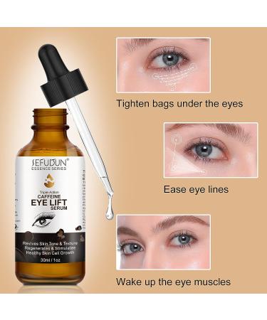 Caffeine Eye Serum + EGCG for Dark Circles & Puffiness - 30ml - Buy Online on SooperMarket.com