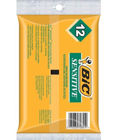 Buy Bic Single Blade Sensitive Skin Shavers Pack of 2 12 Pack (Total 24) | Best International Shipping - Buy Online on SooperMarket.com