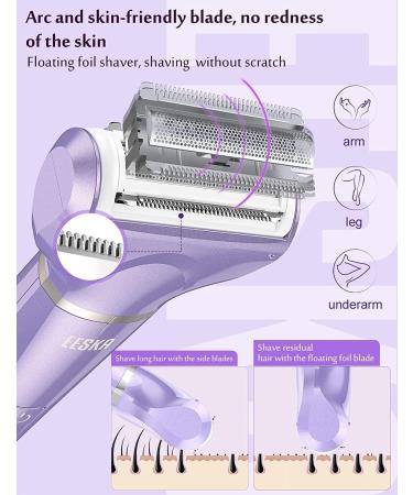 Women's Bikini Trimmer & Electric Shaver for Smooth & Close Shave - Ideal for Bikini Area, Pubic Hair, Legs, and Underarms - Buy Online on SooperMarket.com
