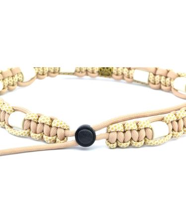 Custom EM Ceramic Collar for Dogs & Cats - Original US Paracord Under 20 cm Beige - Buy Online on SooperMarket.com