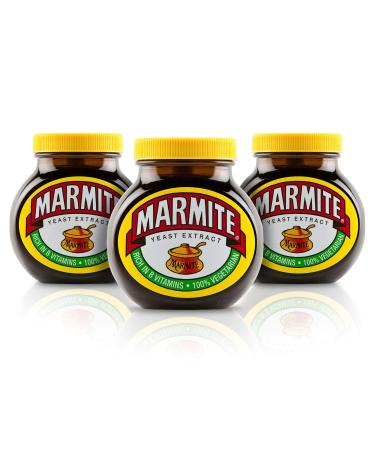 Marmite Yeast Extract Paste in a Glass Jar 500 g (Pack of 3)