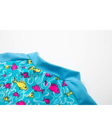 BONVERANO Baby Boys Swimsuit UPF 50+ Sun Protection Lake Blue 9-12 Months - Buy Online on SooperMarket.com