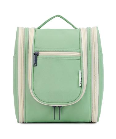 Travel Hanging Toiletry Wash Bag Makeup Cosmetic Organizer for Women (Spring Green (Medium))