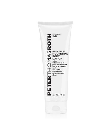 Peter Thomas Roth | Mega-Rich Nourishing Body Lotion | for Dry and Dehydrated Skin 8 Fl Oz (Pack of 1)