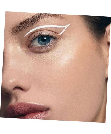 FOYTOKI 5pcs White Lying Silkworm Pen Eye Makeup Pencils White Eyeliner Liquid Pencil Eyeshadow Stick Abs - Buy Online on SooperMarket.com