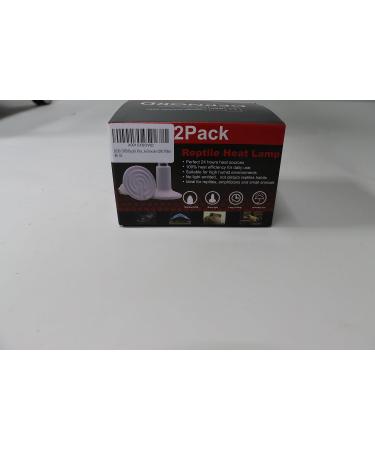 Dernord Reptiles Thermal Lamp 150W - Ceramic Heating Spotlights for Turtles Crayfish Spiders & More - E27 Heating Lamp (2 Pieces) - Buy Online on SooperMarket.com
