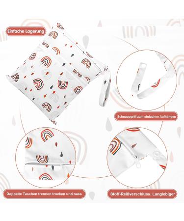 Buy Newofview Waterproof Diaper Bag Set - Large Nasbagen Wet/Dry Cloth Diaper Bags for Baby Travel - Reusable & Convenient - Buy Online on SooperMarket.com