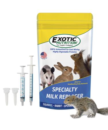 Exotic Nutrition Baby Squirrel Nursing Set (Basic) - Milk Replacer Feeding Syringes