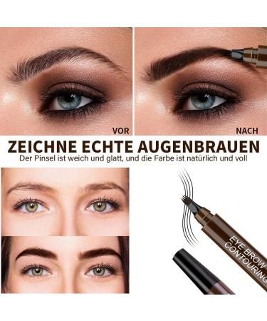 Wuiil Waterproof Eyebrow Pencil - Perfect for Beginners & Professionals | Effortless Dark Brown Brows | Ideal for Welding Festivals - Buy Online on SooperMarket.com