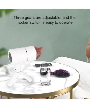 Foldable Travel Hair Dryer 3 Gear 1000W Travel Blow Dryer Temperature Control for Travel Salon(US Plug 110V) - Buy Online on SooperMarket.com