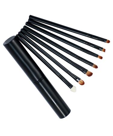 Yueci 7/12pcs make-up brush set eye make-up brush set eyeshadow blending brush eyebrows eyeliner lip brushes beauty brush preferably for gifts unit size a-7 piece + storage box