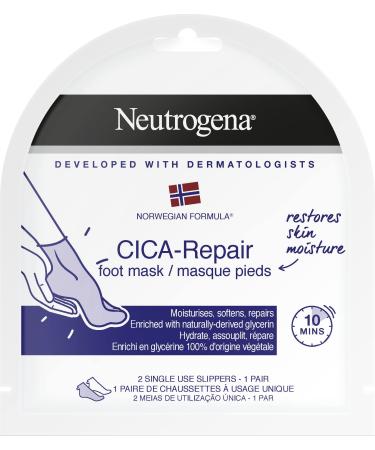 Neutrogena Norwegian Formula CICA-Repair Foot Mask 1 piece 1 piece (1 pack)