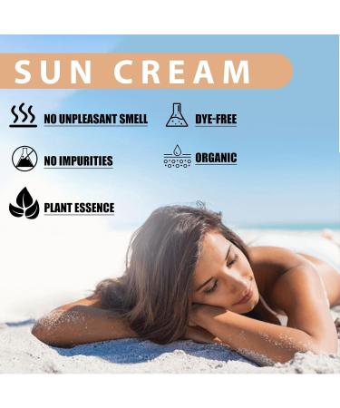 Invisible Sunscreen for Face - Rice Sunscreen Cream SPF50 PA++++ | Korean Skin Care Moisturizing UV Protection for All Skin Types - Buy Online on SooperMarket.com