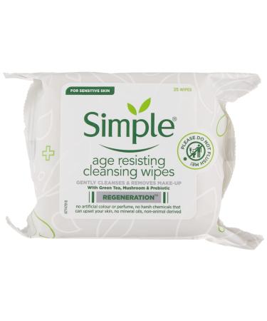Simple Regeneration Age Resisting Cleansing Wipes (25)