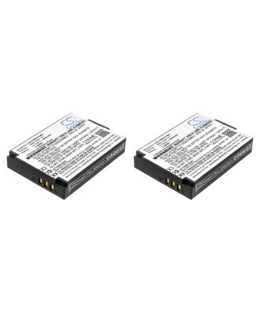 2 Pcs Battery Replacement for FrontRow ITM-01 Pendant Microphone Juno ISM-01 FR Wearable Lifestyle 450-7359-101