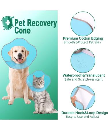 Adjustable Supet Dog Cone Collar for Large and Small Dogs - Blue XXXL - Buy Online on SooperMarket.com