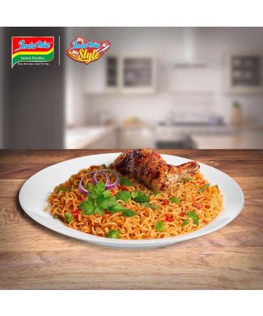 Gharana Swaad ka Khazaana Indomie Nigerian Chicken Noodles 70g (Pack of 40) | Authentic Flavor | Spicy & Savory Blend | Rich Nigerian Taste | Quality Ingredients | Speedy & Convenient - Buy Online on SooperMarket.com
