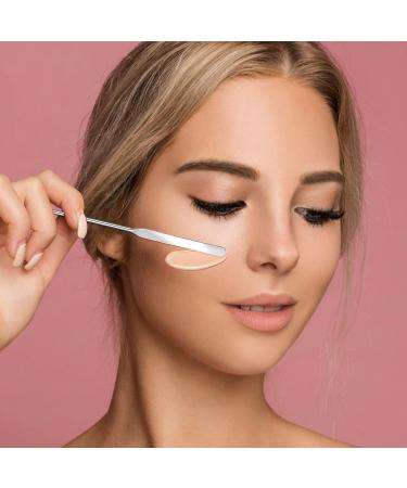 Thinp Foundation Spatula | Silicone & Stainless Steel Makeup Tool for Precision Application - Perfect for Small Areas - Buy Online on SooperMarket.com