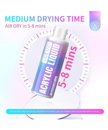 Saviland 120ml Monomer Acrylic Nail Liquid - Non-Yellowing MMA-Free Formula for Nail Extensions and Carving - Home DIY or Salon Use - Buy Online on SooperMarket.com