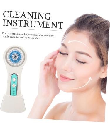 Mikinona 1 Set Facial Cleansing Brush Makeup Remover Brush Cleaning Brush Electric Face Washing Brush Electric Cleaner Brush Pore Cleaner Electric Face Cleaner Pores Abs Washbasin - Buy Online on SooperMarket.com