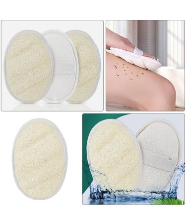 NOLITOY 3pcs Natural Loofah Sponge Set - Exfoliating Bath & Shower Body Brush for Spa Skincare & Makeup Removal - Buy Online on SooperMarket.com