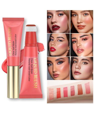 MIESCHER Liquid Blush Beauty Wand - Creamy Cheek & Lip Stain Stick for Dewy & Natural Glow - Buy Online on SooperMarket.com