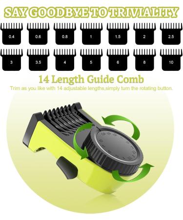 14-in-1 Replacement Blade for QP2520 QP2620 QP2630 QP2724 QP2834 - 0.4mm to 10mm Length Settings | International Shipping Available - Buy Online on SooperMarket.com