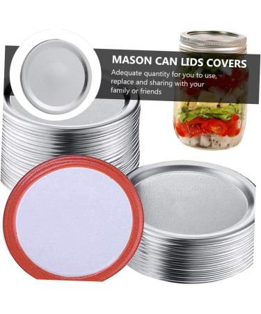 IMIKEYA 54pcs Mason Jar Lids Tinplate Solid Disc - Buy Online on SooperMarket.com