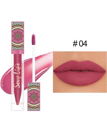 6-Piece Nude Matte Liquid Lipstick Set - Long Lasting, Waterproof Lip Gloss for Women - Gift for Makeup Enthusiasts - Set D - Buy Online on SooperMarket.com