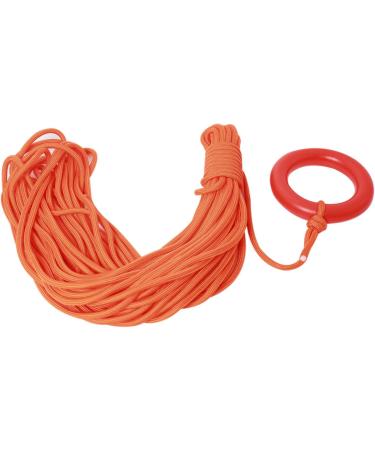 NovelBee 8mm x 30m Floating Water Life Saving Rope - Ideal for Diving, Snorkeling, Water Sports Rescue - Orange Bracelet Included - Buy Online on SooperMarket.com
