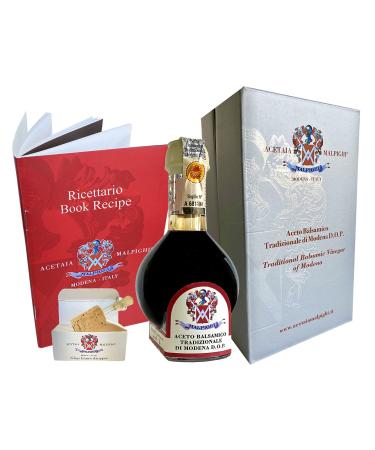 Traditional Balsamic Vinegar of Modena PDO 12 Years Old 100 ml - 3 38 fl.oz +Tic doser + Recipes Book
