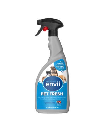 Envii Pet Fresh Natural Pet Urine Stain & Odour Remover Enzyme Cleaner Contains Millions of Beneficial Bacteria 750ml Trigger Spray